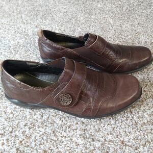 Romika Women's Size 39 US 8-8.5 Leather Clog Shoes